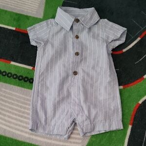 Carter's Blue Striped Bodysuit